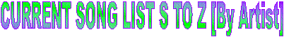 SOME OF OUR SONGS